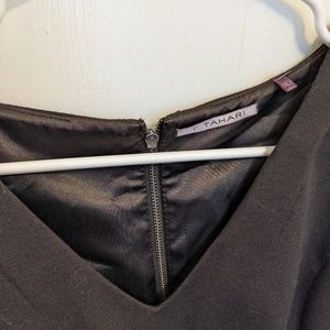 T. Tahari Black Sheath Dress